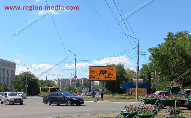Размещение рекламы Школы вождения электро-самокатов на видеоэкране в г. Оренбург